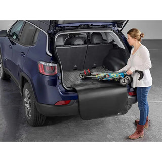 WeatherTech Cargo Liner (Black w/Bumper Protector): Jeep Wrangler JK Unlimited 2015 - 2018