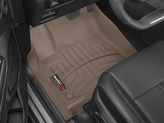 WeatherTech FloorLiner Front Floor Mats (Tan): Jeep Wagoneer & Grand Wagoneer 2022 - 2025 (8-Seater)
