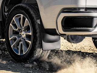 WeatherTech Front MudFlaps (2PC, Black): Jeep Grand Cherokee L 2022 - 2025