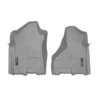 WeatherTech FloorLiner Rear Floor Mats (Gray): Ram 2500 & 3500 2019 - 2025 (w/ PTO)