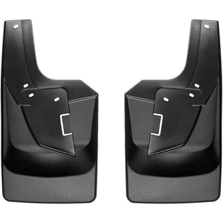 WeatherTech Rear MudFlaps (2PC, Black): Ram 2500 & 3500 2019 - 2025 (w/ Fender Flares)