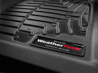 WeatherTech FloorLiner Front Floor Mats (Black): Ram 2012 - 2018 (Quad Cab w/ Vinyl Floor)