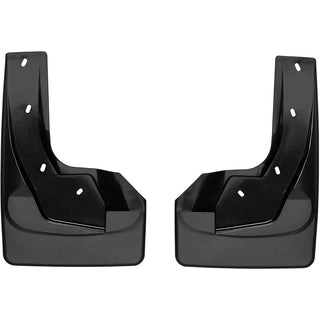 WeatherTech Front MudFlaps (2PC, Black): Ram 1500 2019 - 2025 (w/ Fender Flares)
