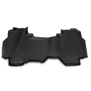 WeatherTech FloorLiner Rear Floor Mats (REAR): Ram 1500 (19-26) Quad Cab w/OUT Under-Seat - Black