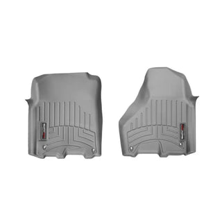 WeatherTech FloorLiner Front Floor Mats (Gray): Ram Crew & MegaCab 2012 - 2018 (1500, 2500, 3500)
