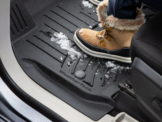 WeatherTech FloorLiner HP Floor Mats (F&R): Ram 1500 (19-24) Quad & Crew Cab - Black