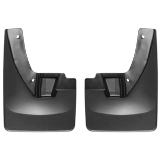 WeatherTech Front MudFlaps (2PC, Black): Dodge Ram 1500 2009 - 2018 (w/OUT Flares)