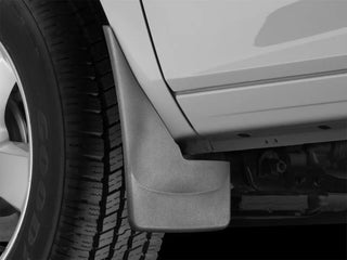 WeatherTech Front MudFlaps (2PC, Black): Dodge Ram 1500 2009 - 2018 (w/OUT Flares)
