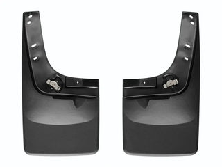 WeatherTech Front & Rear MudFlaps (4PC, Black): Dodge Ram 2009 - 2018 w/ Flares (1500, 2500, 3500)