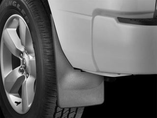 WeatherTech Rear MudFlaps (2PC, Black): Dodge Ram 1500 2009 - 2018 (w/OUT Flares)