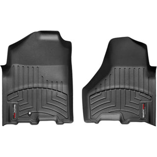 WeatherTech FloorLiner Floor Mats (FRONT): Dodge Ram Crew / MegaCab (09-13) - Black