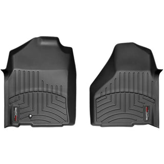 WeatherTech FloorLiner Floor Mats (FRONT): Dodge Ram Regular Cab (09-18) - Black