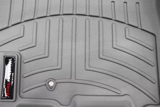 WeatherTech FloorLiner Front Floor Mats (Gray): Dodge Ram Crew Cab 2009 - 2013 (w/1 Retention Hook)