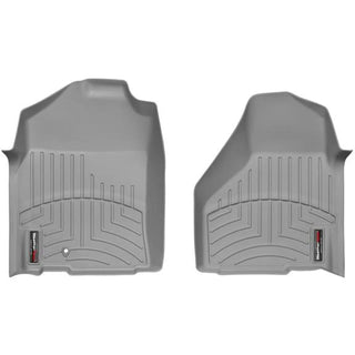 WeatherTech FloorLiner Front Floor Mats (Gray): Dodge Ram Crew Cab 2009 - 2012 (1500, 2500, 3500)