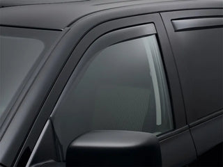 WeatherTech Dark Tint Side Window Deflectors (FRONT): Dodge Ram Crew/Quad Cab (09-18)