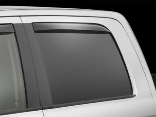 WeatherTech Rear Side Window Deflectors (2PC, Dark Smoke): Dodge Ram Crew Cab 2009 - 2018