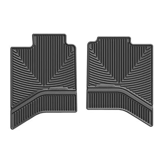 WeatherTech Rear Rubber Floor Mats: Dodge Ram 1500 Quad Cab (2002-2010) - Black