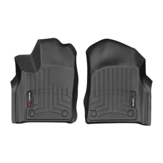 WeatherTech FloorLiner Front Floor Mats (Black): Dodge Durango (16-25) / Jeep Grand Cherokee (16-21)