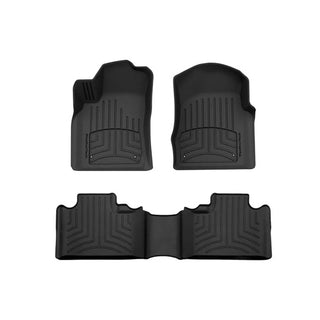 WeatherTech FloorLiner HP Front & Rear Floor Mats (Black): Dodge Durango 2013 - 2015 (w/ 2 Rows)
