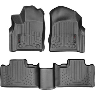 WeatherTech FloorLiner HP Front & Rear Floor Mats (Black): Dodge Durango 2013 - 2015