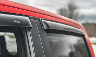 AVS Ventvisor Outside Mount Window Deflectors (4PC, Smoke): RAM 1500 Quad Cab 2019 - 2025