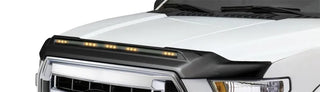 AVS Aeroskin Low Profile Hood Shield w/ Lights (Black): Jeep Wrangler JK 2007 - 2018