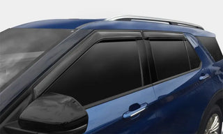 AVS Ventvisor Outside Mount Window Deflectors (4PC, Smoke): Jeep Grand Cherokee L 2022 - 2025