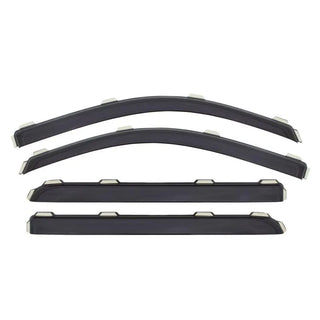 AVS Ventvisor In-Channel Window Deflectors (4PC, Smoke): Jeep Grand Cherokee 2011 - 2021 (Excl. SRT)