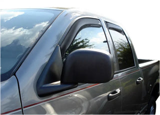 AVS Smoke Ventvisor In-Channel Window Deflectors (4PC): Dodge Ram Quad Cab (02-09)