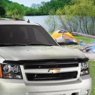 AVS Hoodflector Low Profile Hood Shield (Smoke): Dodge RAM 1500 2009 - 2018 (Excl. Rebel Models)