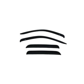 AVS Ventvisor Outside Mount Window Deflectors (4PC, Smoke): Dodge Dakota Quad Cab 2005 - 2011
