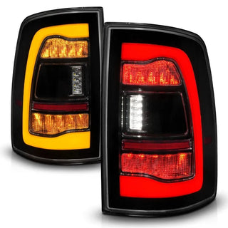 ANZO Sequential LED Taillights w/Switchback (Smoke): Dodge Ram 2009 - 2018 (1500, 2500, 3500)