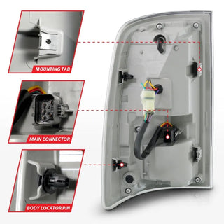 ANZO Sequential LED Taillights w/Switchback (Smoke): Dodge Ram 2009 - 2018 (1500, 2500, 3500)