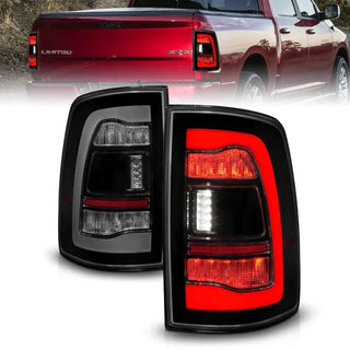 ANZO Sequential LED Taillights (Smoke): Dodge Ram 2009 - 2018 (1500, 2500, 3500)