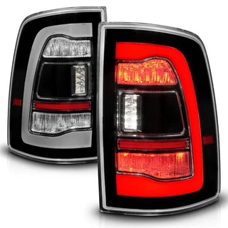 ANZO Sequential LED Taillights (Black): Dodge Ram 2009 - 2018 (1500, 2500, 3500)