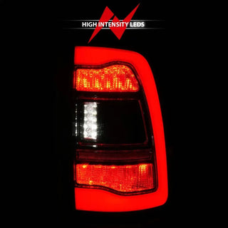 ANZO Sequential LED Taillights (Black): Dodge Ram 2009 - 2018 (1500, 2500, 3500)