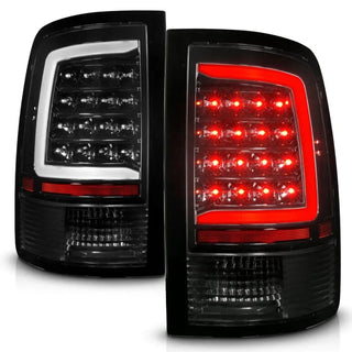 ANZO Full LED Tailights w/ Sequential (Black): Dodge Ram 2009 - 2018 (1500, 2500, 3500)