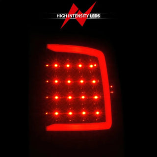 ANZO Full LED Tailights w/ Sequential (Black): Dodge Ram 2009 - 2018 (1500, 2500, 3500)