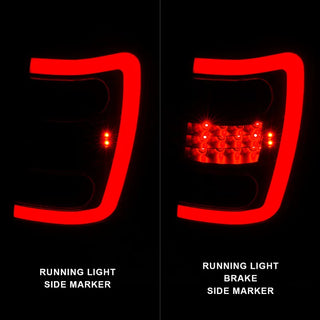 Anzo LED Tail Lights w/Light Bars (Black/Smoke): Jeep Grand Cherokee 1999 - 2004