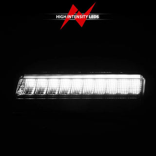 ANZO LED Fender Lights Sequential Signals (F&R): Jeep Wrangler JL / Gladiator JT 2007-2018 / 2018-2024 w/ Chrome Smoke - Smoke