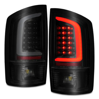 ANZO LED Tail Lights w/ Light Bar (Black/Smoke): Dodge Ram 2002 - 2006 (1500, 2500, 3500)