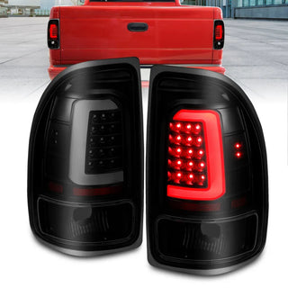 ANZO LED Tail Lights (Black/Smoke): Dodge Dakota 1997 - 2004