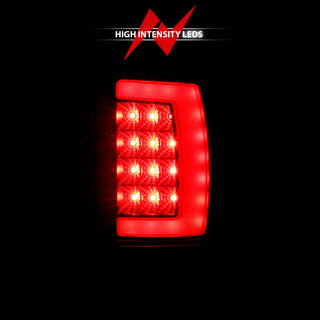 ANZO LED Tail Lights Plank Style (Black/Clear): Dodge Ram 1994 - 2002 (1500, 2500, 3500)