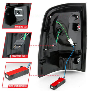 ANZO LED Tail Lights Plank Style (Black/Smoke): Dodge Ram 2009 - 2018 (1500, 2500, 3500)
