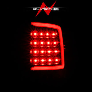 ANZO LED Tail Lights Plank Style (Black/Clear): Dodge Ram 2009 - 2018 (1500, 2500, 3500)