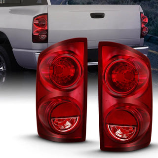 ANZO Tail Lights (Red): Dodge Ram 2007 - 2008 (1500, 2500, 3500)
