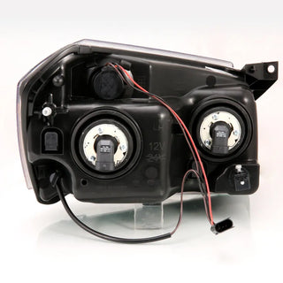 ANZO Crystal Headlights (Black/Amber): Dodge Magnum 2005 - 2007