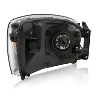 ANZO Crystal Headlights (Black/Amber): Dodge Ram 1500 2006 - 2009