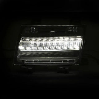 ANZO LED Fender Lights Sequential Signals (F&R): Jeep Wrangler JL / Gladiator JT 2018-2024 w/ Chrome - Clear