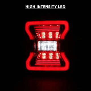 ANZO LED Tail Lights (Black): Jeep Wrangler JL 2018 - 2025